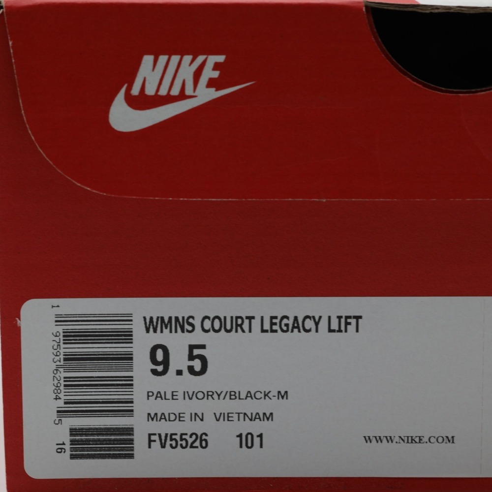 Nike Women's Court Legacy Lift Platform Low Top‎ Shoes Ivory/White Size 9.5 - Picture 9 of 9